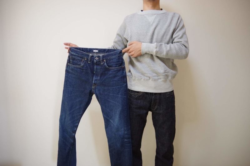 デニム 色落ち