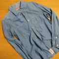 UES シャンブレーシャツの色落ち経過【リネン混が魅力】